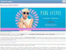 Tablet Screenshot of parkavenue-salon.com